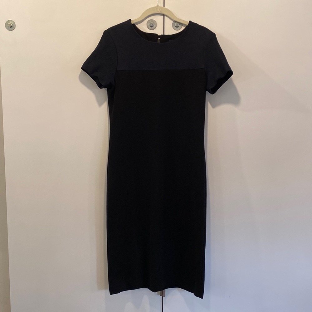 PINK TARTAN Dress Size 6 Navy EUC